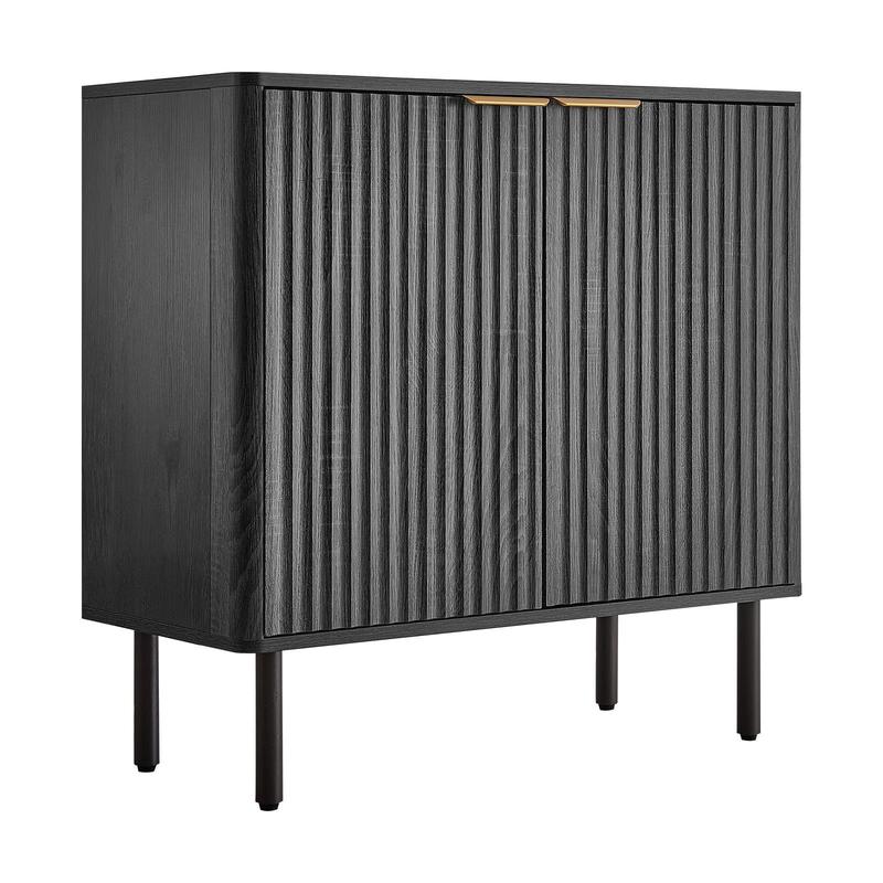 Coffee & Tea Restaurant - Coffee Bar Cabinet, Mid Century Fluted