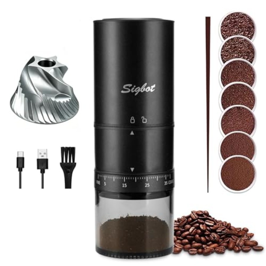 Coffee & Tea Restaurant - Portable Electric Coffee Grinder - 38