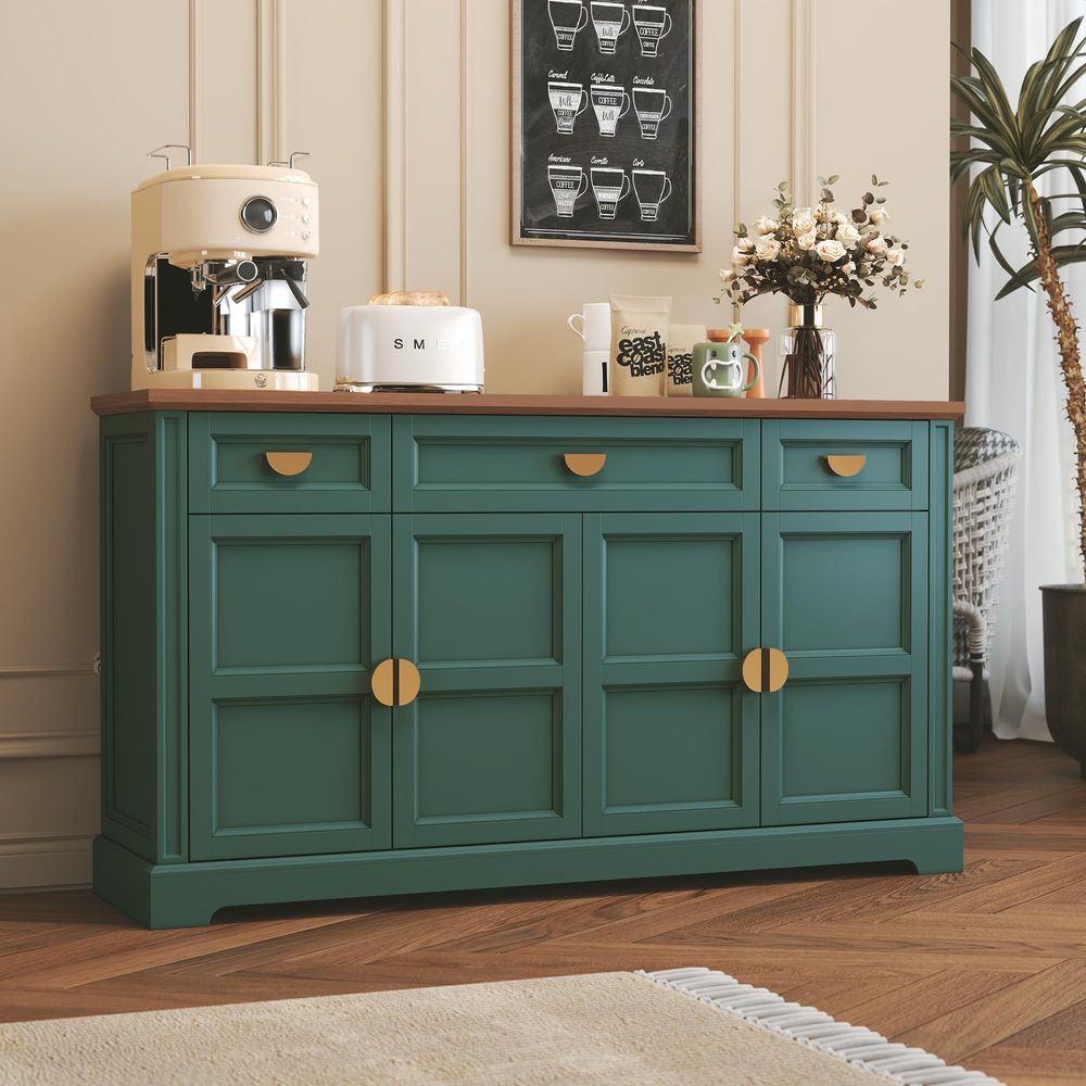 Coffee & Tea Restaurant - 60 Large Buffet Sideboard Cabinet with