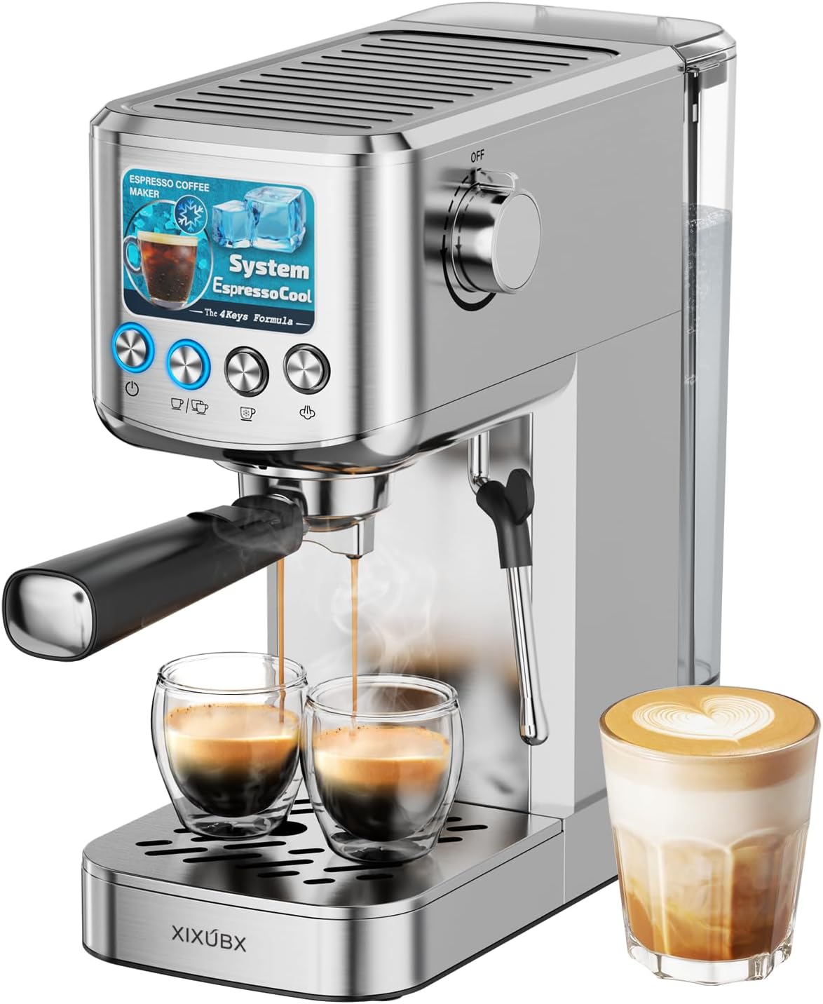 Coffee & Tea Restaurant - 20 Bar Espresso Machine with Milk