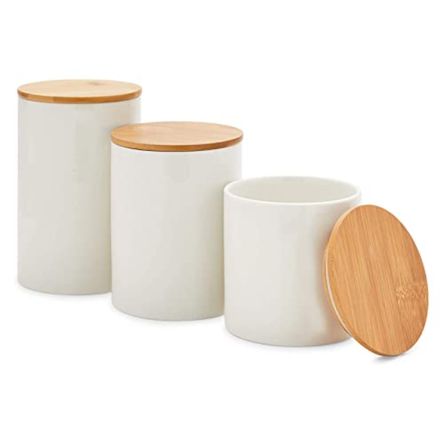 Canister Coffee Sugar Tea - Ceramic Canisters - Coffee Canisters with