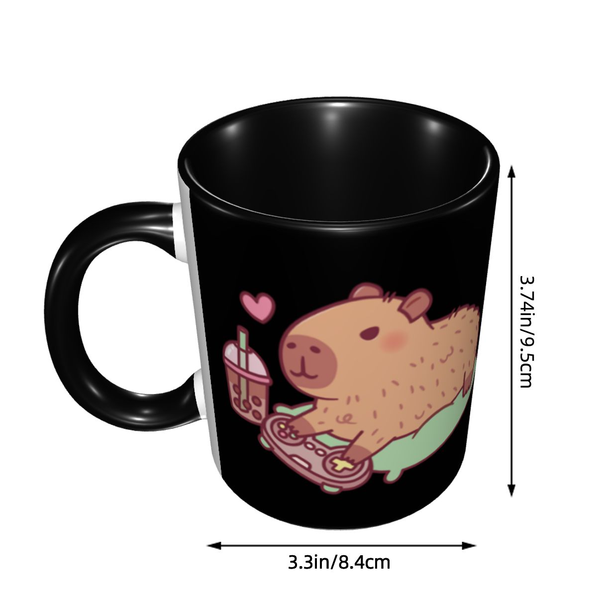 Cute Capybara Chilling With Vi - Coffee Tea Boba review and price