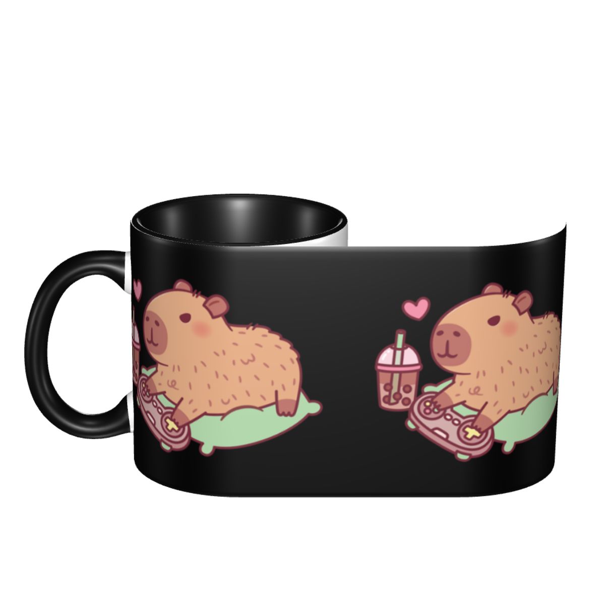 Cute Capybara Chilling With Vi - Coffee Tea Boba review and price