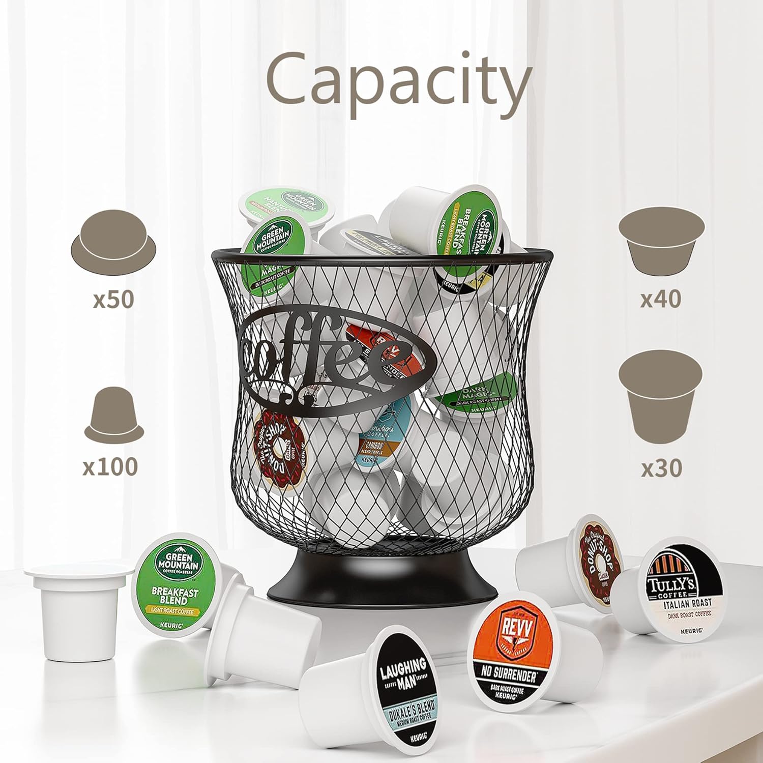 Large Capacity Coffee Pod Hold - Coffee Capsule Holder review and price