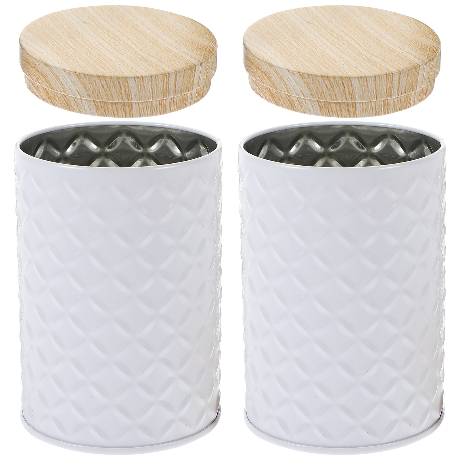 2Pcs Food Grade Tinplate Airti - Canister Coffee Sugar Tea review and price