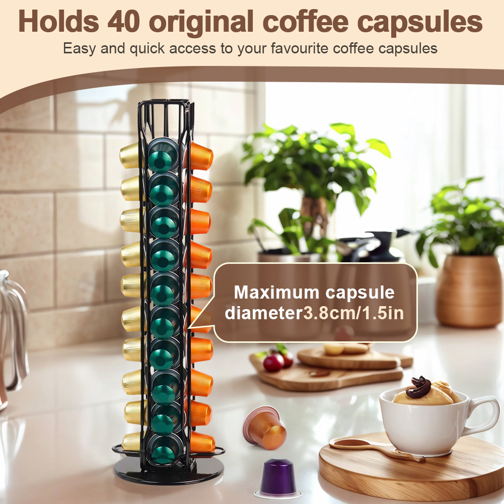 40Pcs Capsule Coffee Stand Rot - Coffee Capsule Holder review and price