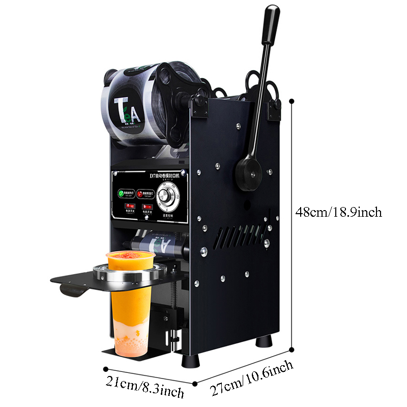 Automatic Cup sealing machine  - Coffee Tea Boba review and price