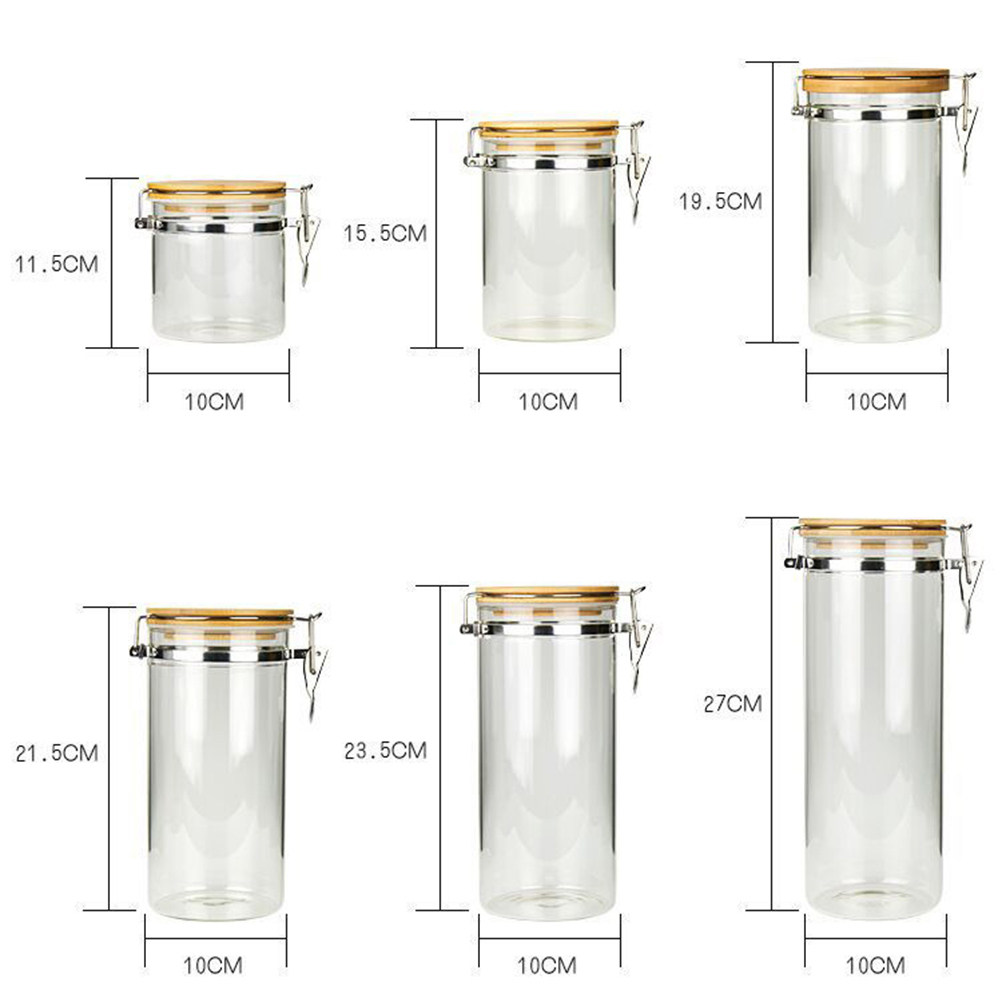 Glass Airtight Food Storage Ja - Canister Coffee Sugar Tea review and price