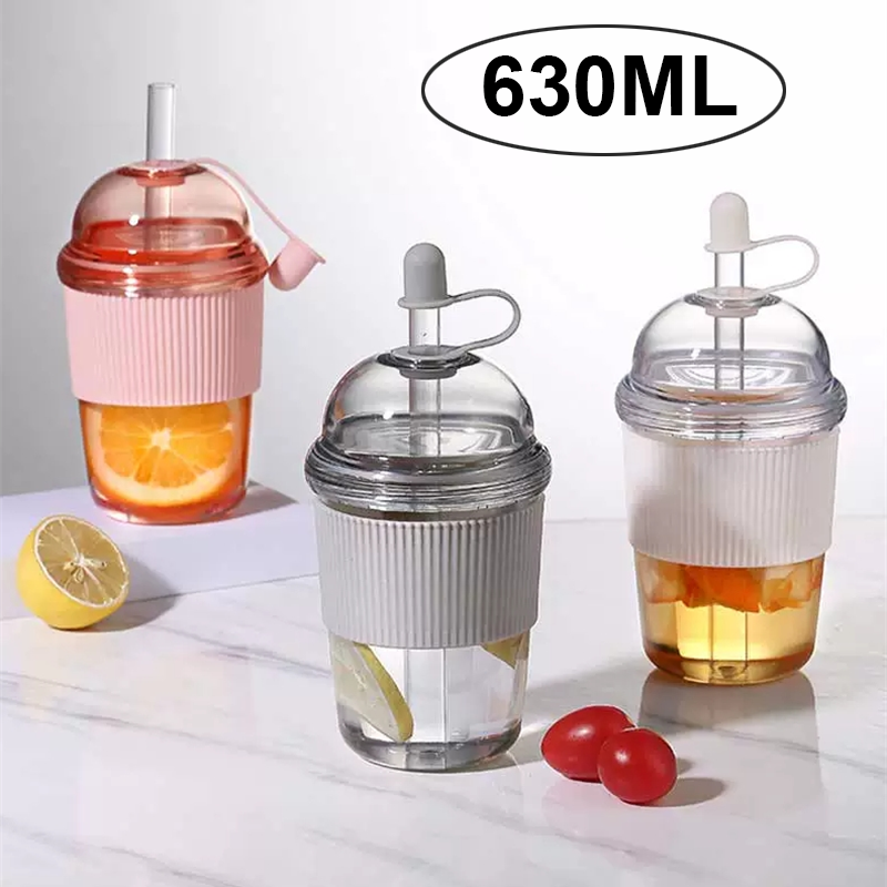 630ML Heat-Resistant Boba Tea  - Coffee Tea Boba review and price