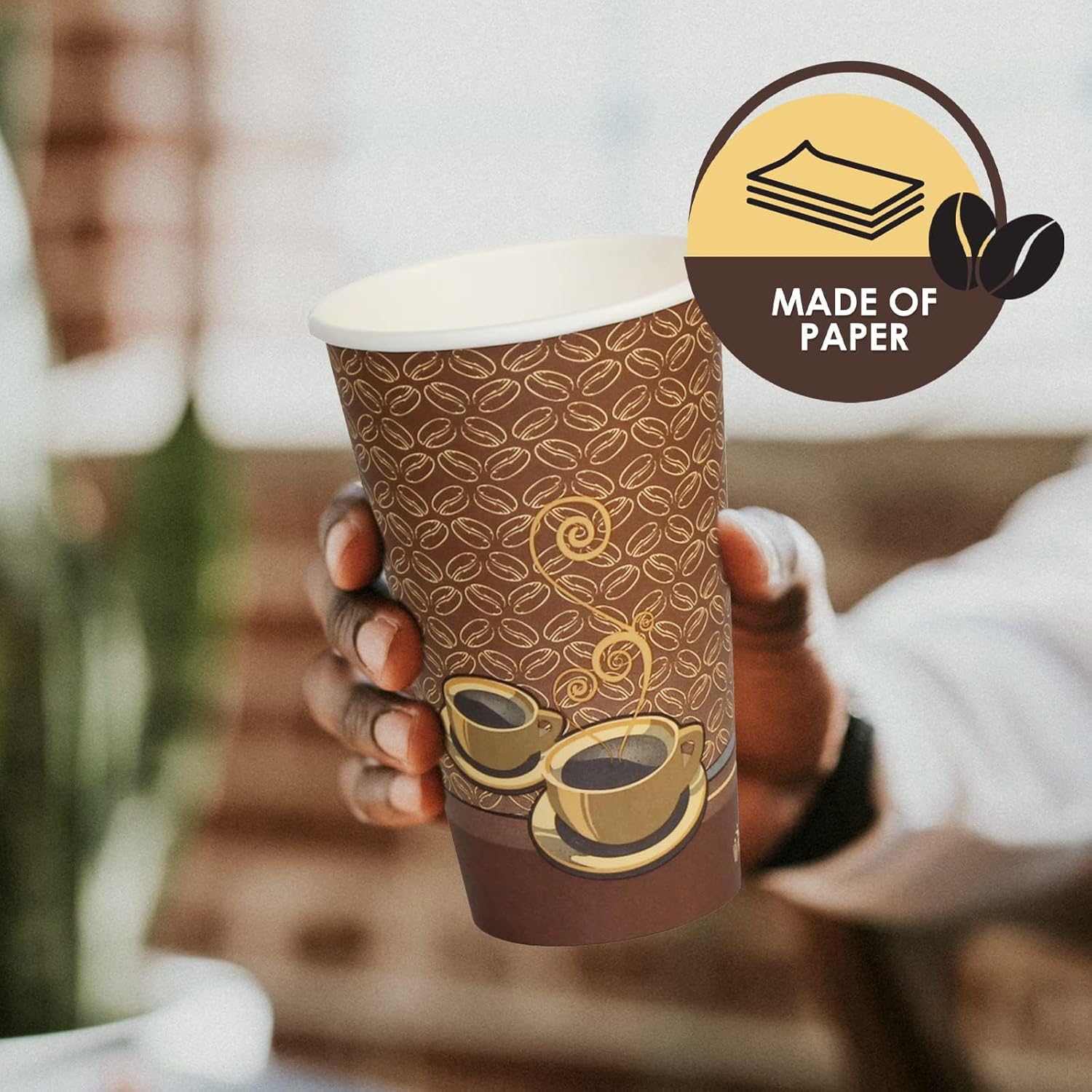 Disposable Coffee Cups 16oz, S - Coffee Tea Hot review and price