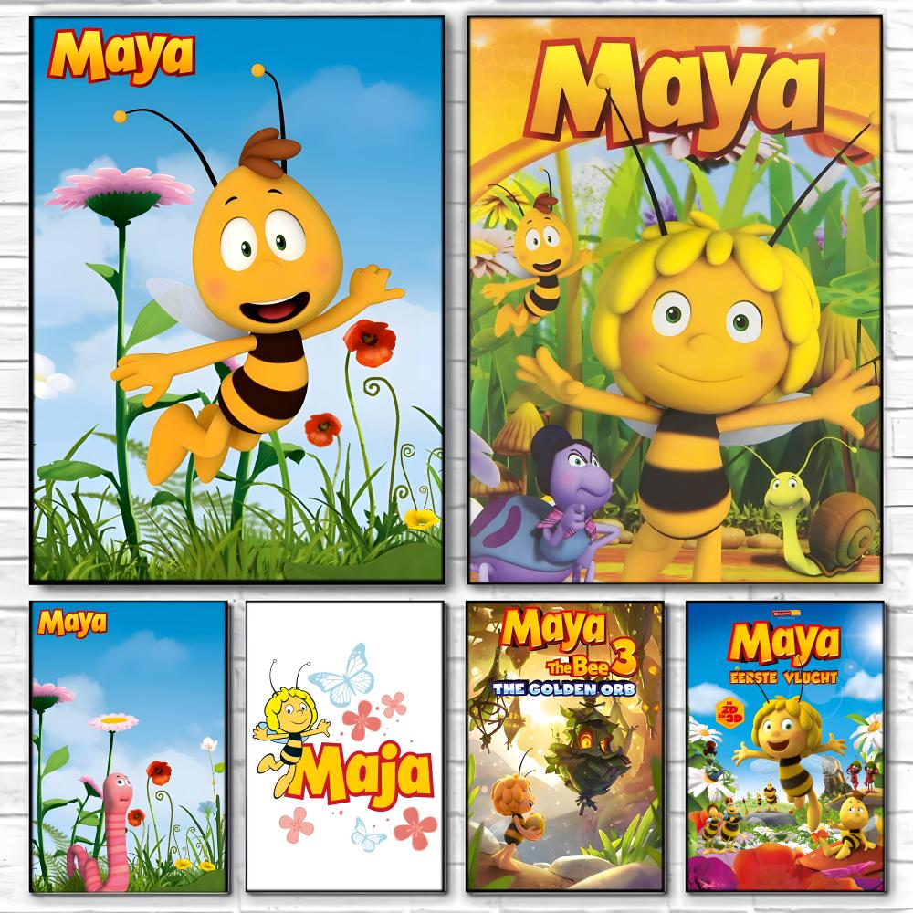 Cartoon M-Maya the Bee Poster  - Maya Coffee & Tea Ulasan review and price