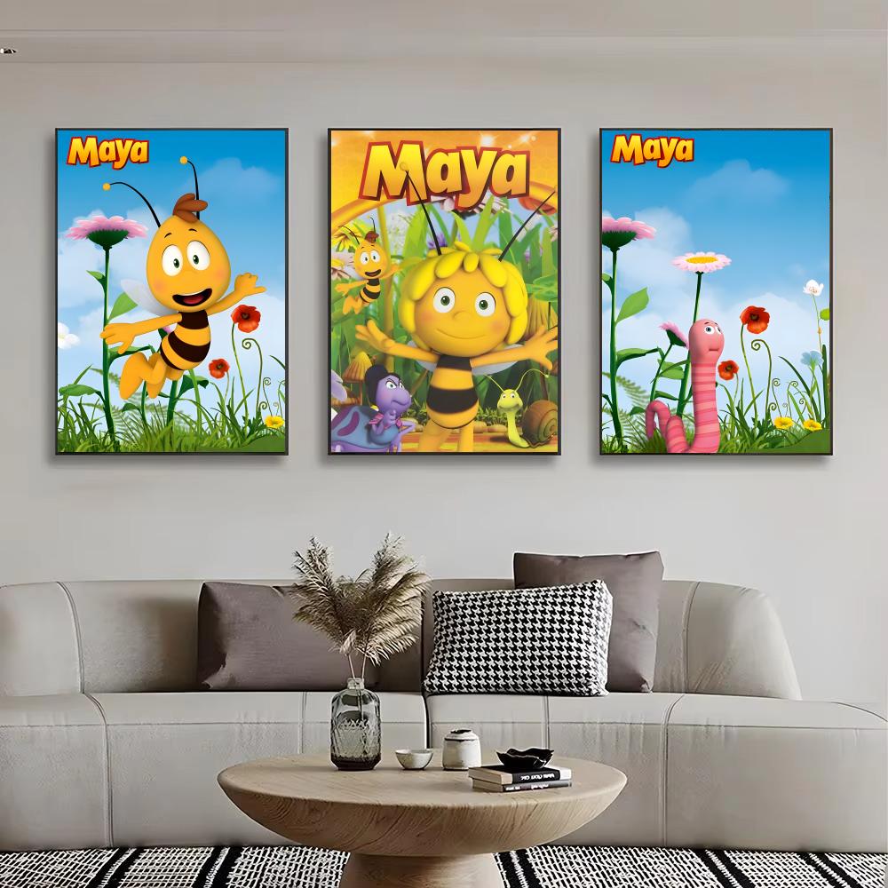 Cartoon M-Maya the Bee Poster  - Maya Coffee & Tea Ulasan review and price