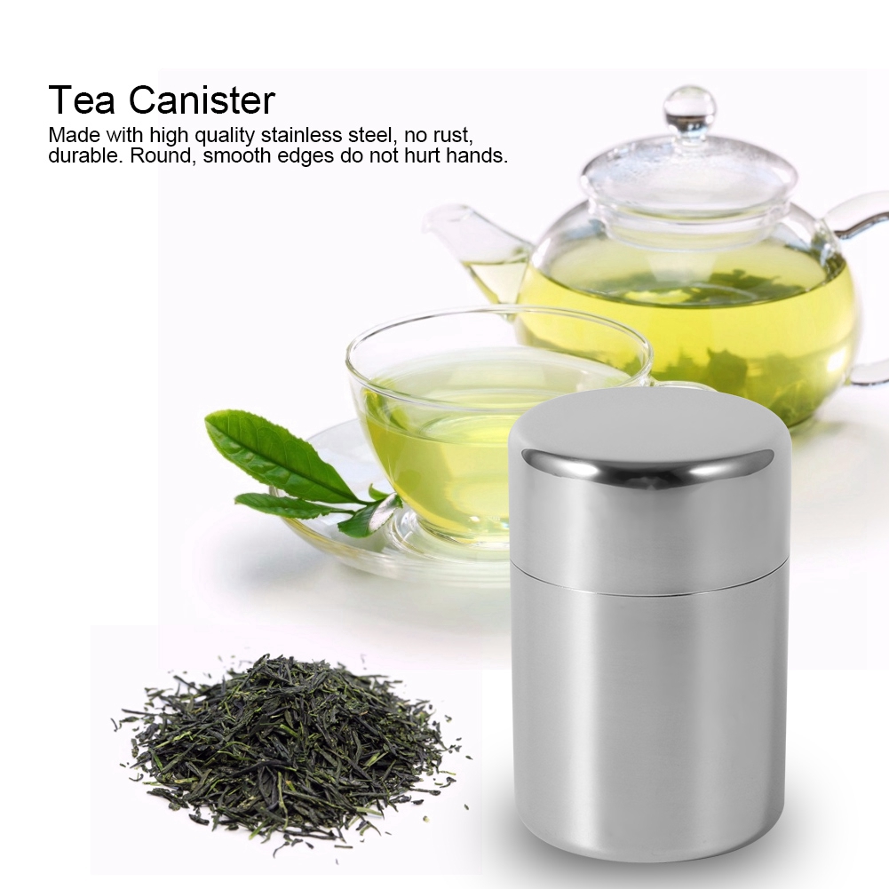 Stainless Steel Tea Leaf Tins  - Canister Coffee Sugar Tea review and price