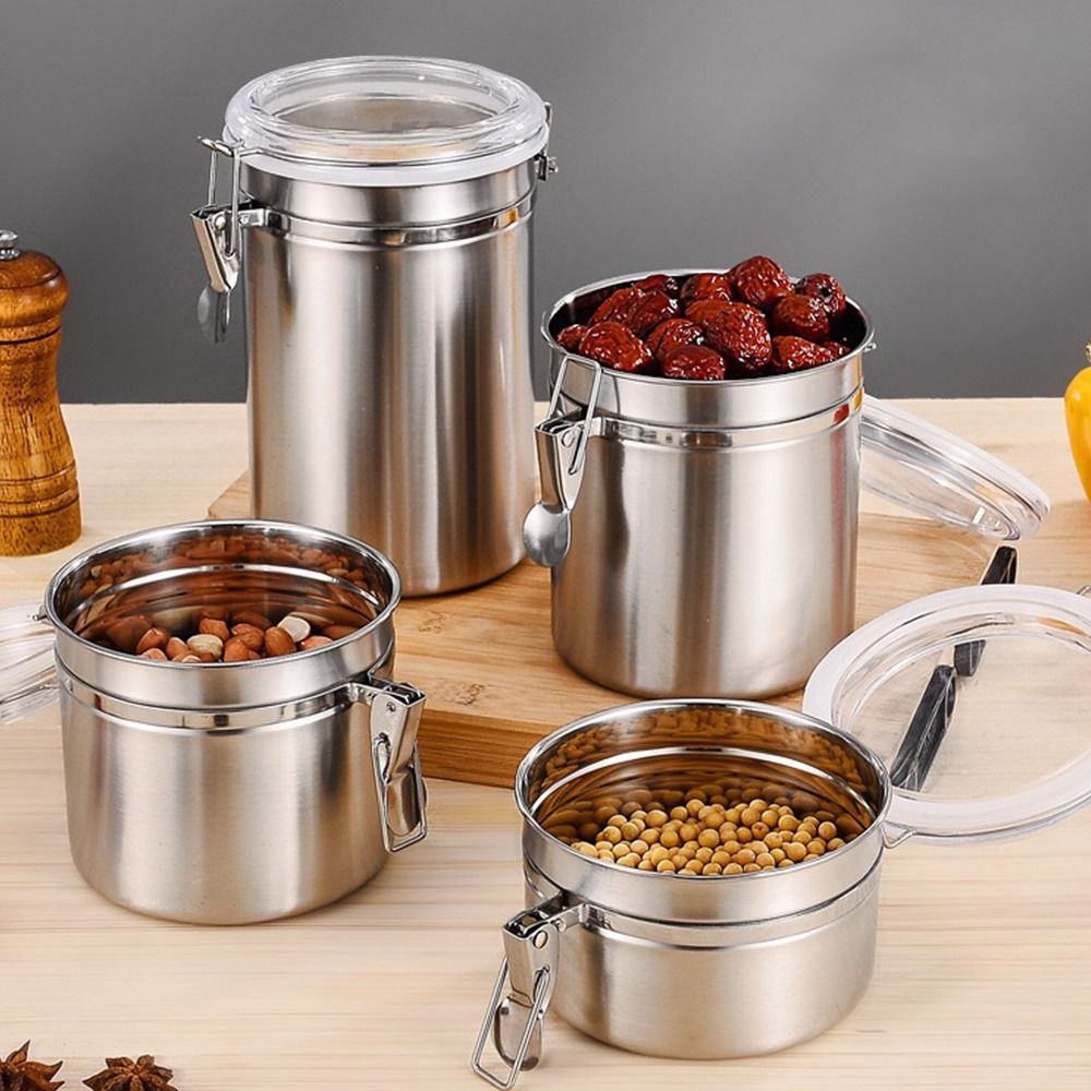 1Pcs Airtight Sealed Canister  - Canister Coffee Sugar Tea review and price