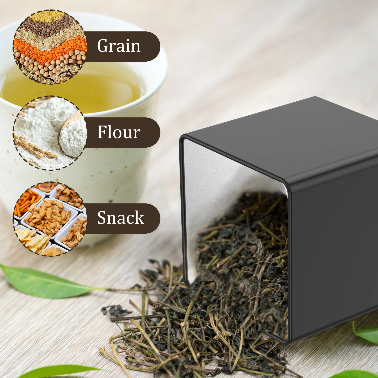 3Pcs Set 500ml Tea Sugar Coffe - Canister Coffee Sugar Tea review and price