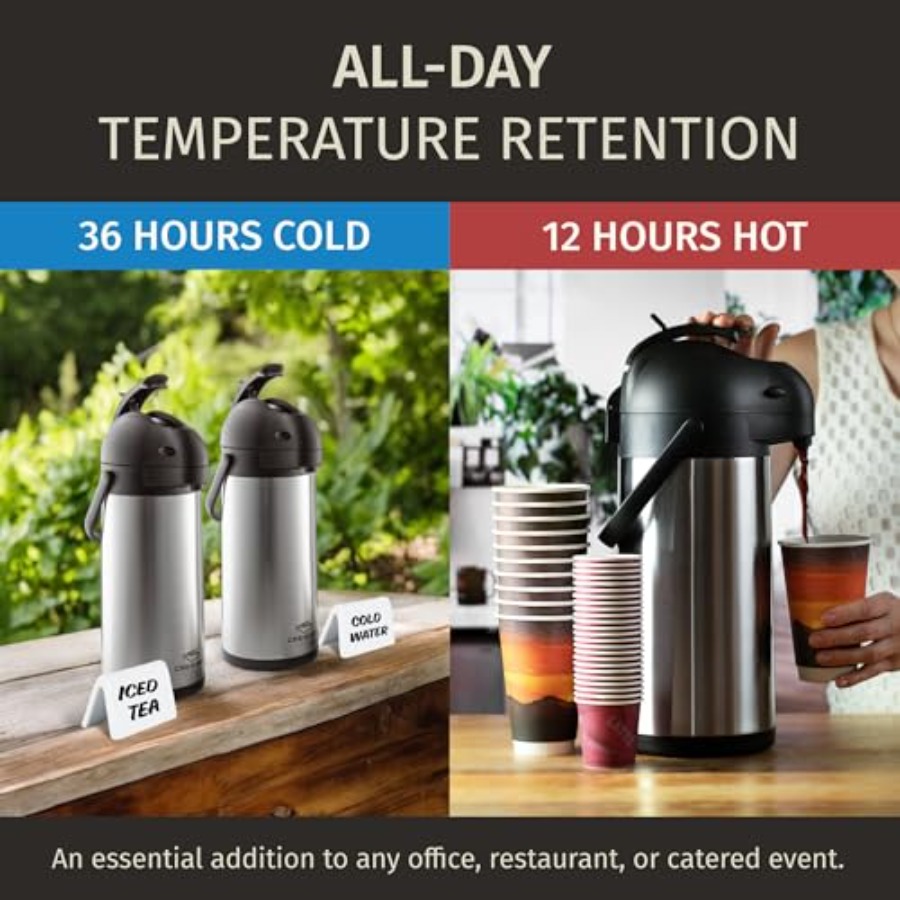Coffee Carafe with Pump -/ 3L  - Dispenser Coffee And Tea review and price