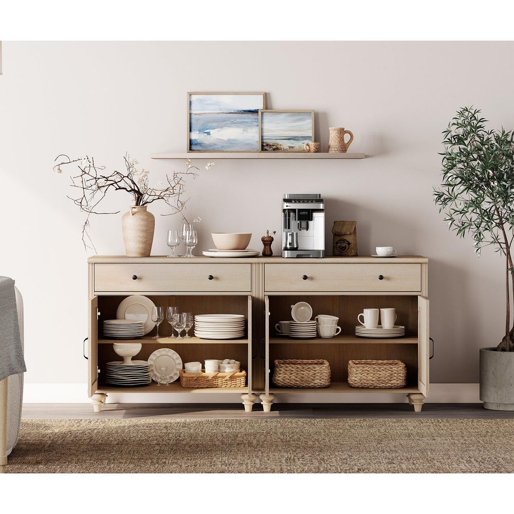Buffet Cabinet with 4 Doors an - Coffee & Tea Restaurant review and price