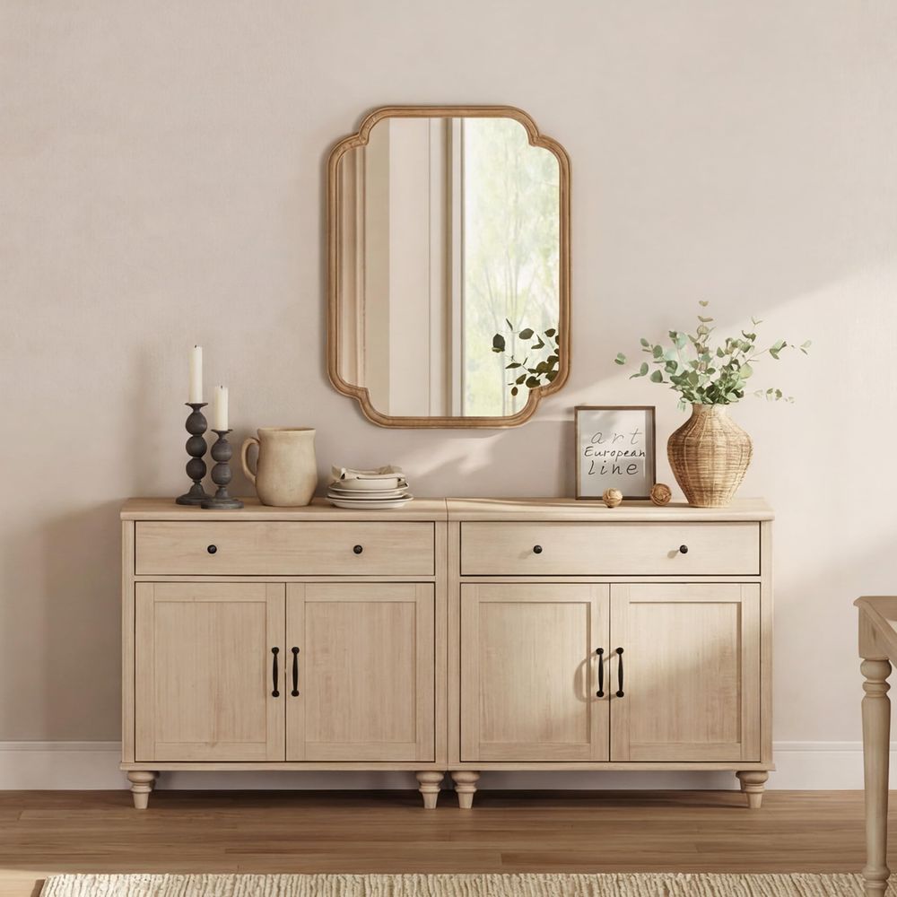 Buffet Cabinet with 4 Doors an - Coffee & Tea Restaurant review and price