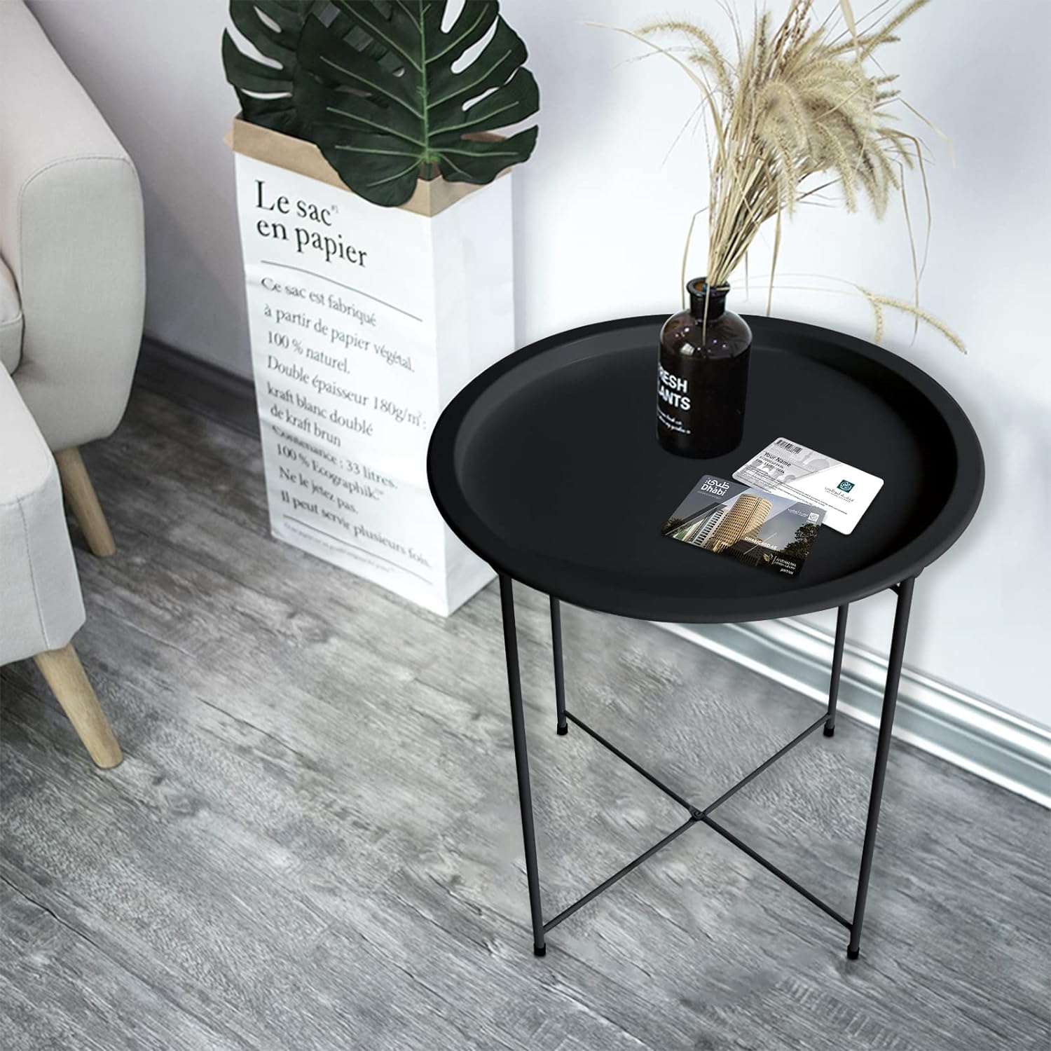 Round Side Table Coffee and Te - Coffee X Tea review and price