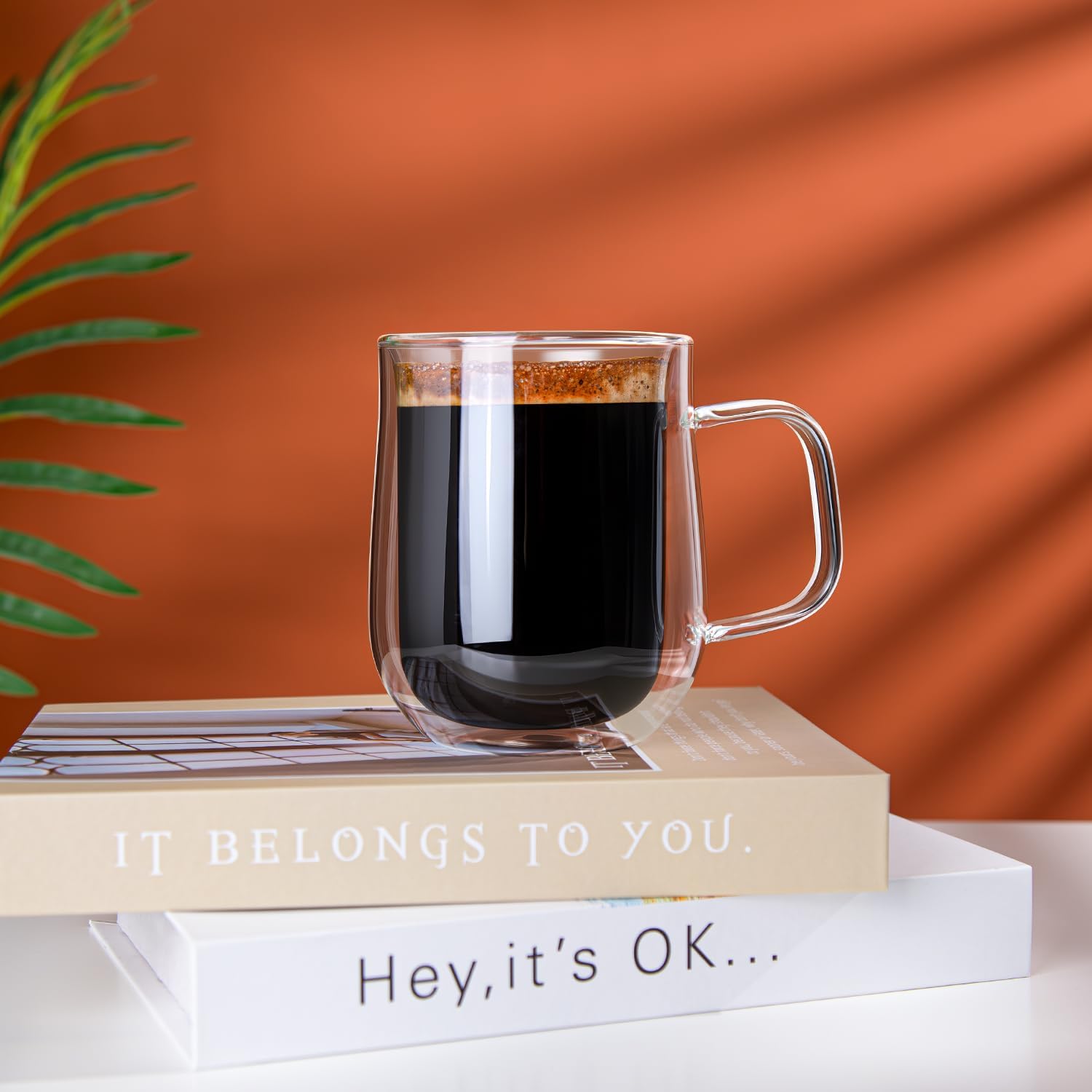 12oz Double Walled Glass Coffe - Coffee Tea Hot review and price