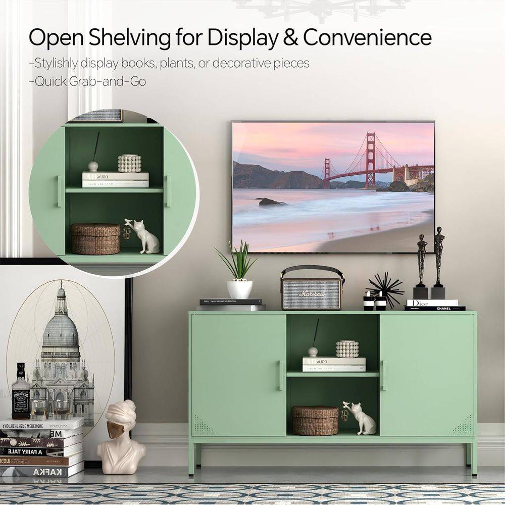 Green 65 Inch TV Stand with St - Coffee & Tea Restaurant review and price