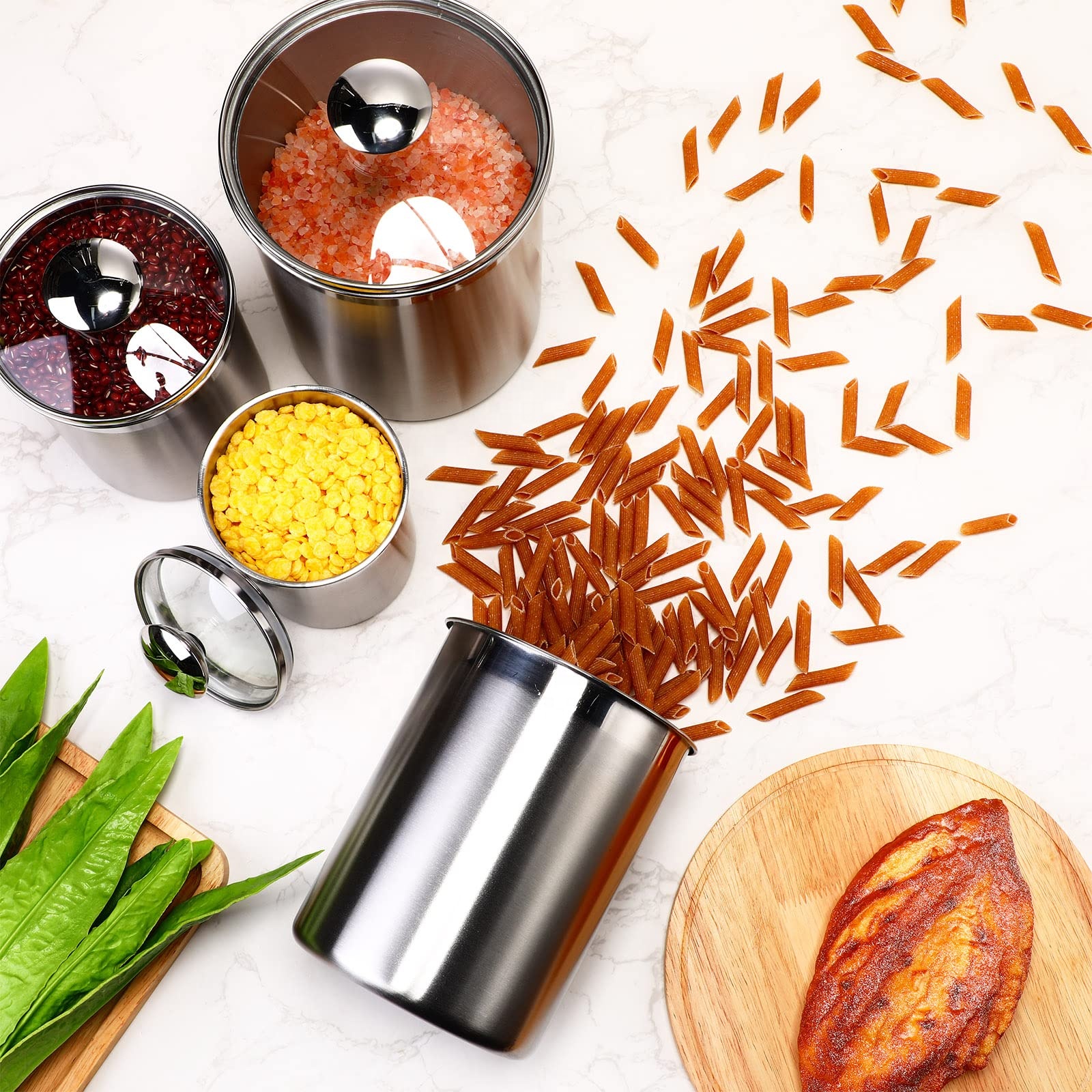 Food Storage Containers Tea Co - Canister Coffee Sugar Tea review and price