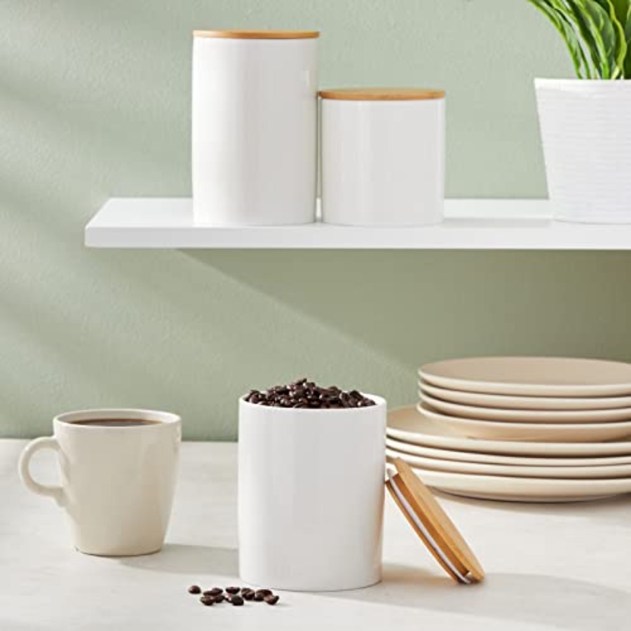 Ceramic Canisters - Coffee Can - Canister Coffee Sugar Tea review and price