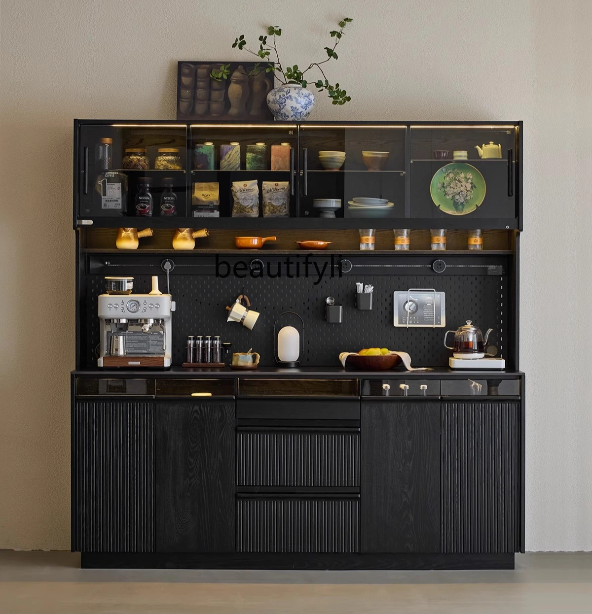 X  Solid wood sideboard integr - Coffee X Tea review and price