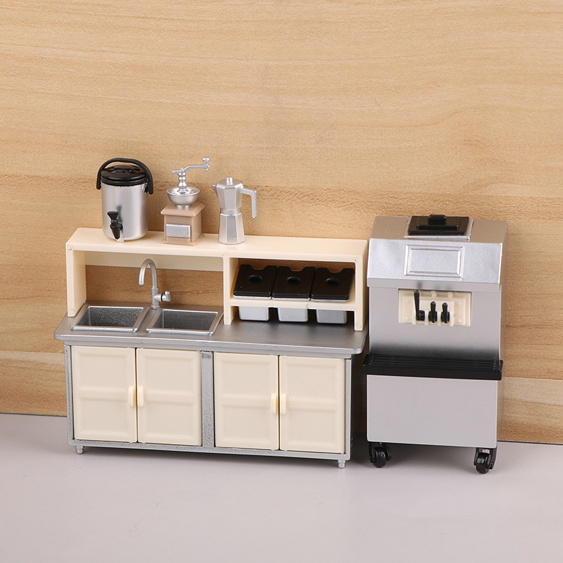 1:12 Dollhouse Mini Milk Tea S - Coffee Tea Machine For Home review and price
