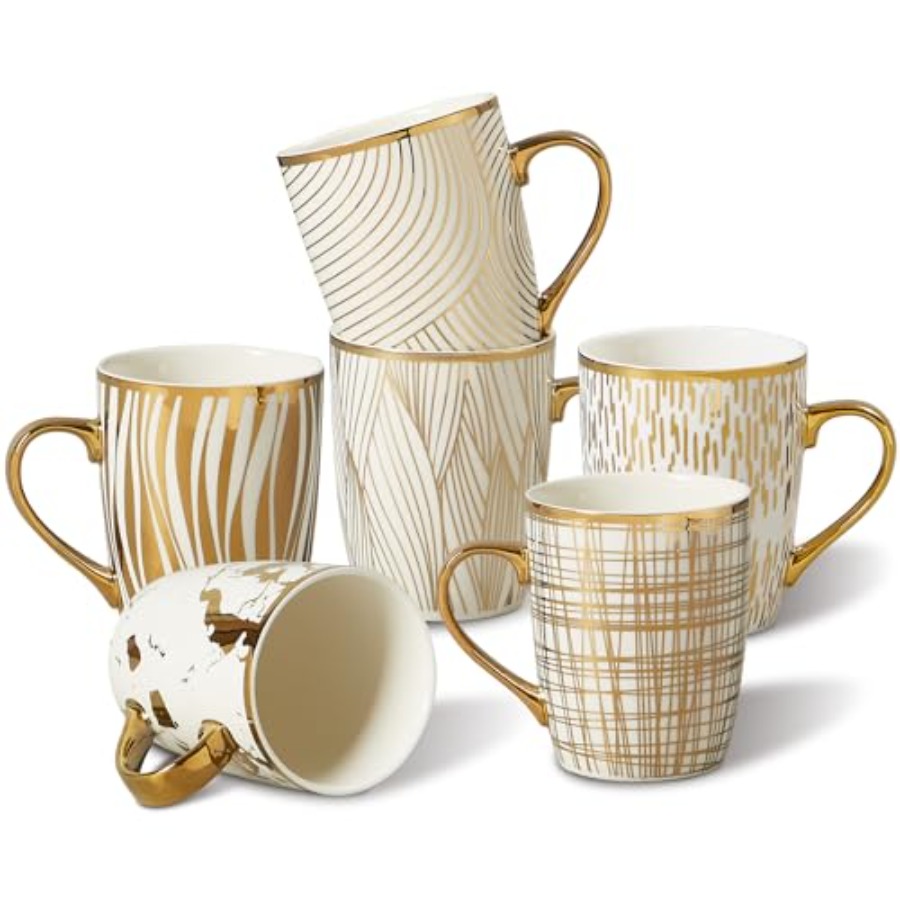Coffee Mugs 18oz - Gold-Plated - Coffee Tea Hot review and price