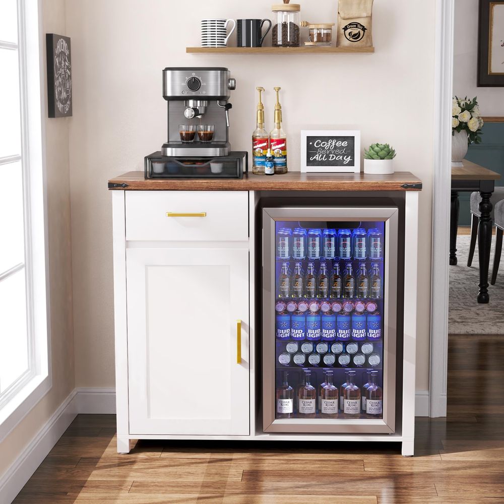 Coffee Bar with Mini Fridge Sp - Coffee & Tea Restaurant review and price